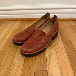 Naturalizer Tan Leather Mules